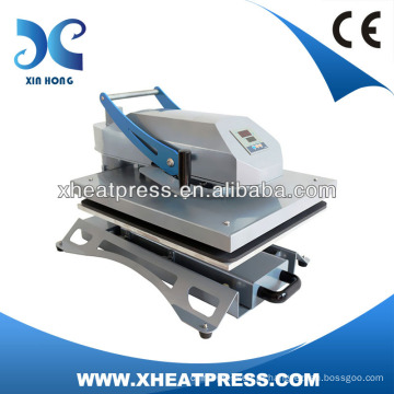 CE Aprovado Alta Velocidade Alta Eficiência Swing Away Rotary Draw-out Manual Tshirt Heat Press Machine Heat Transfer Heat Press
